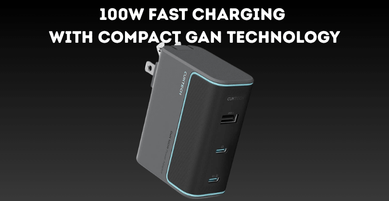 100W GaN Charger – Fast Charging for Laptops & Phones