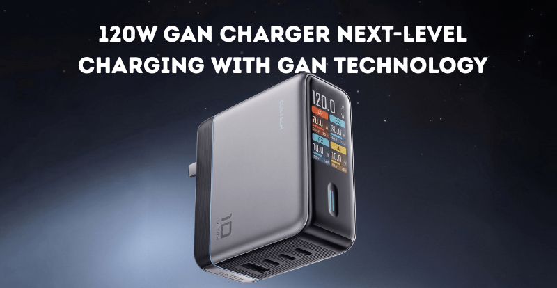 120W GaN Charger for Laptops, Phones & Multiple Devices