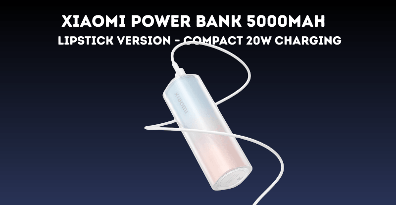 Xiaomi Power Bank 5000mAh Lipstick Version Price Pakistan