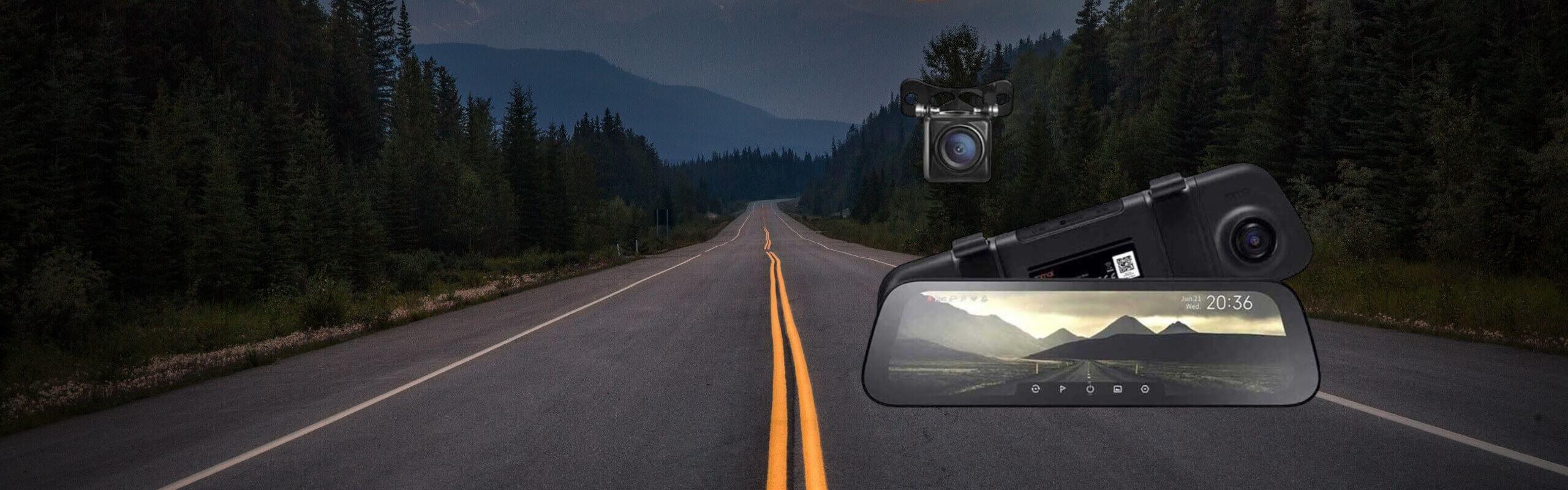 70mai Rearview Dash Cam Wide