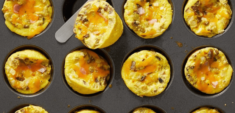 mini egg muffins made in xiaomi smart oven