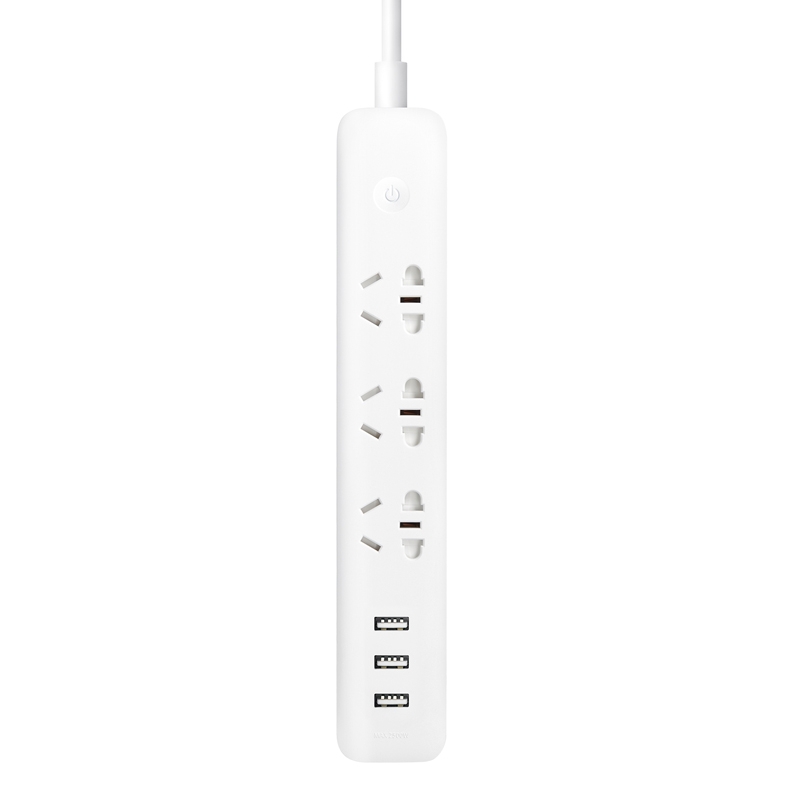 Mi Smart WiFi Power Strip 3 USB 3 Sockets0