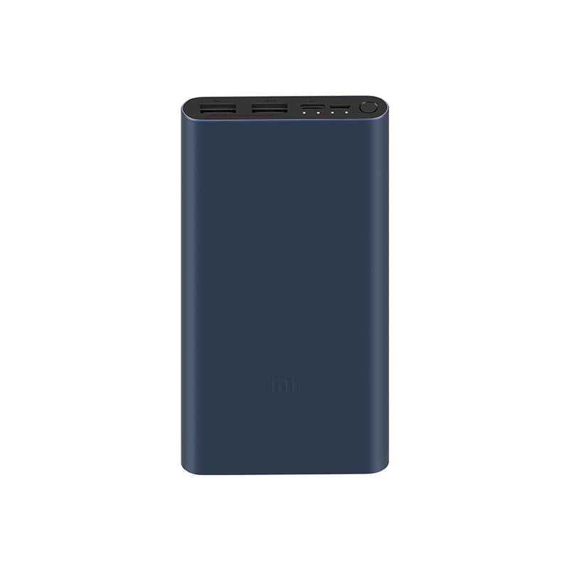 10000mAh Mi Power Bank 3 18W Fast Charging Version Black 