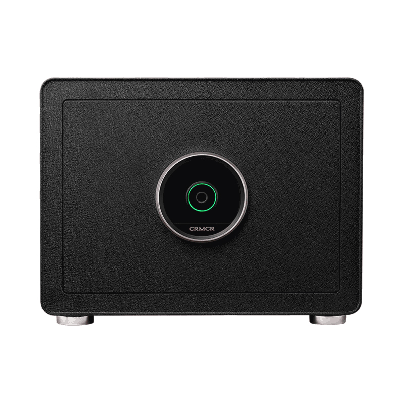 CRMCR Smart Biometric Fingerprint Safe Black 