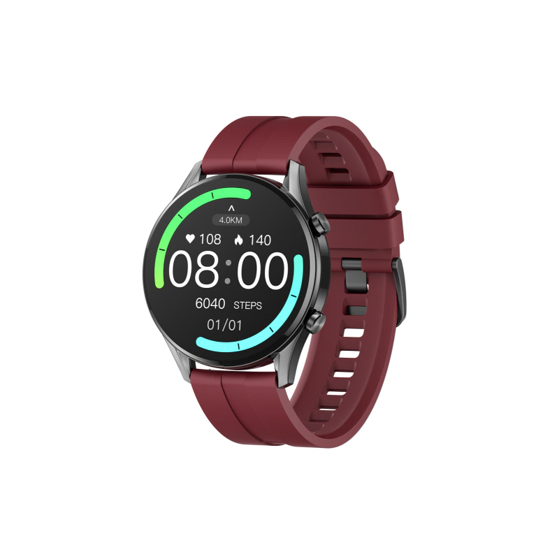 IMILAB W12 Smart Watch Black+ Free Red Strap 