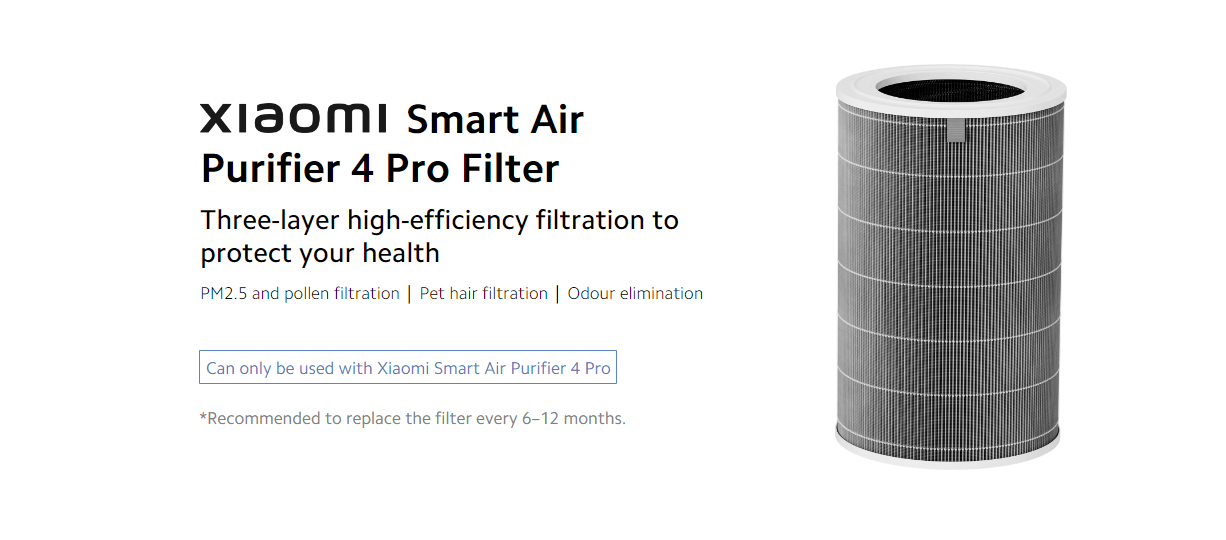 Xiaomi Smart Air Purifier 4 Pro Filter