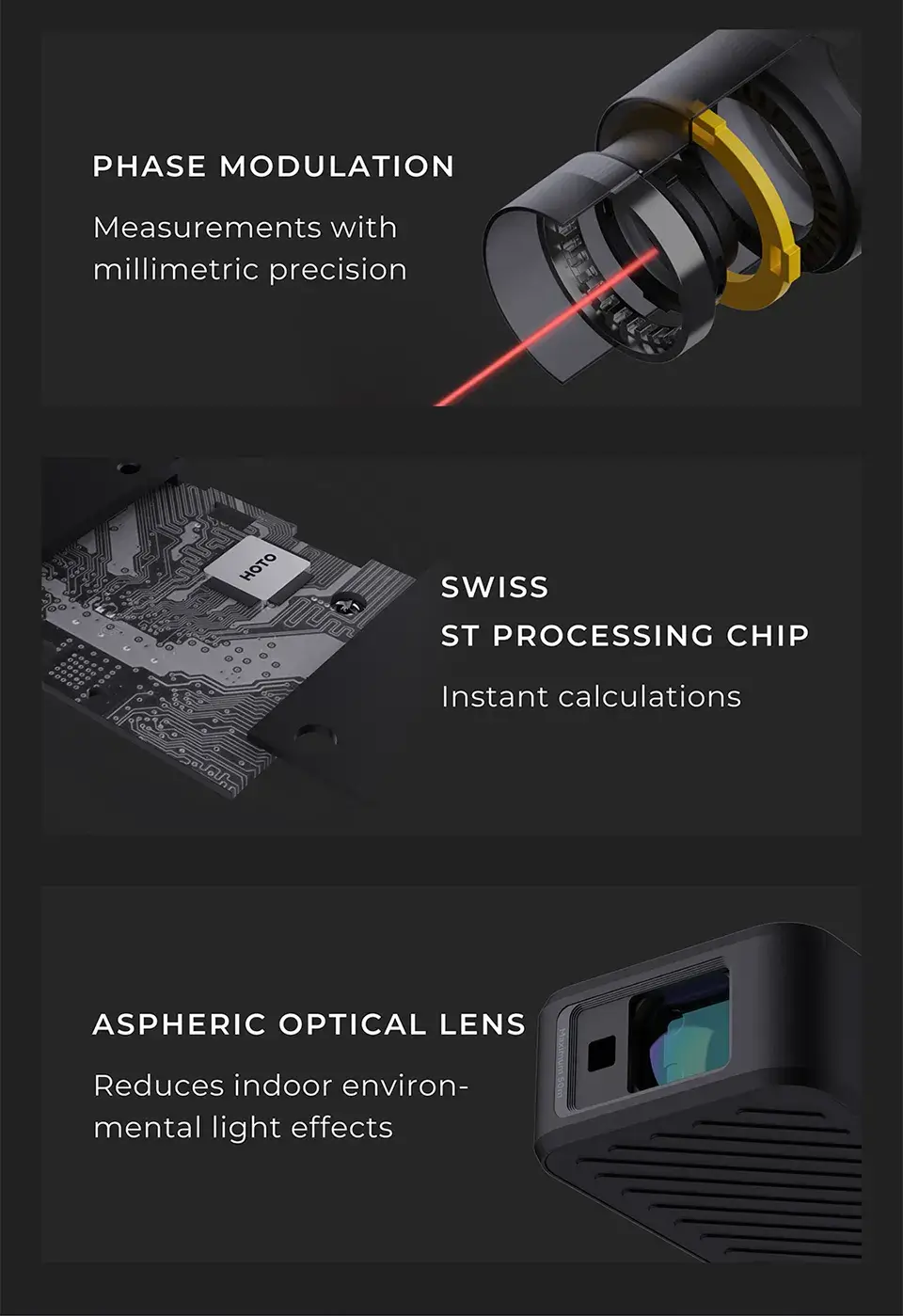 Xiaomi HOTO Laser Measuring Rangefinder Eco Xiaomi HOTO Laser Measuring Rangefinder Eco