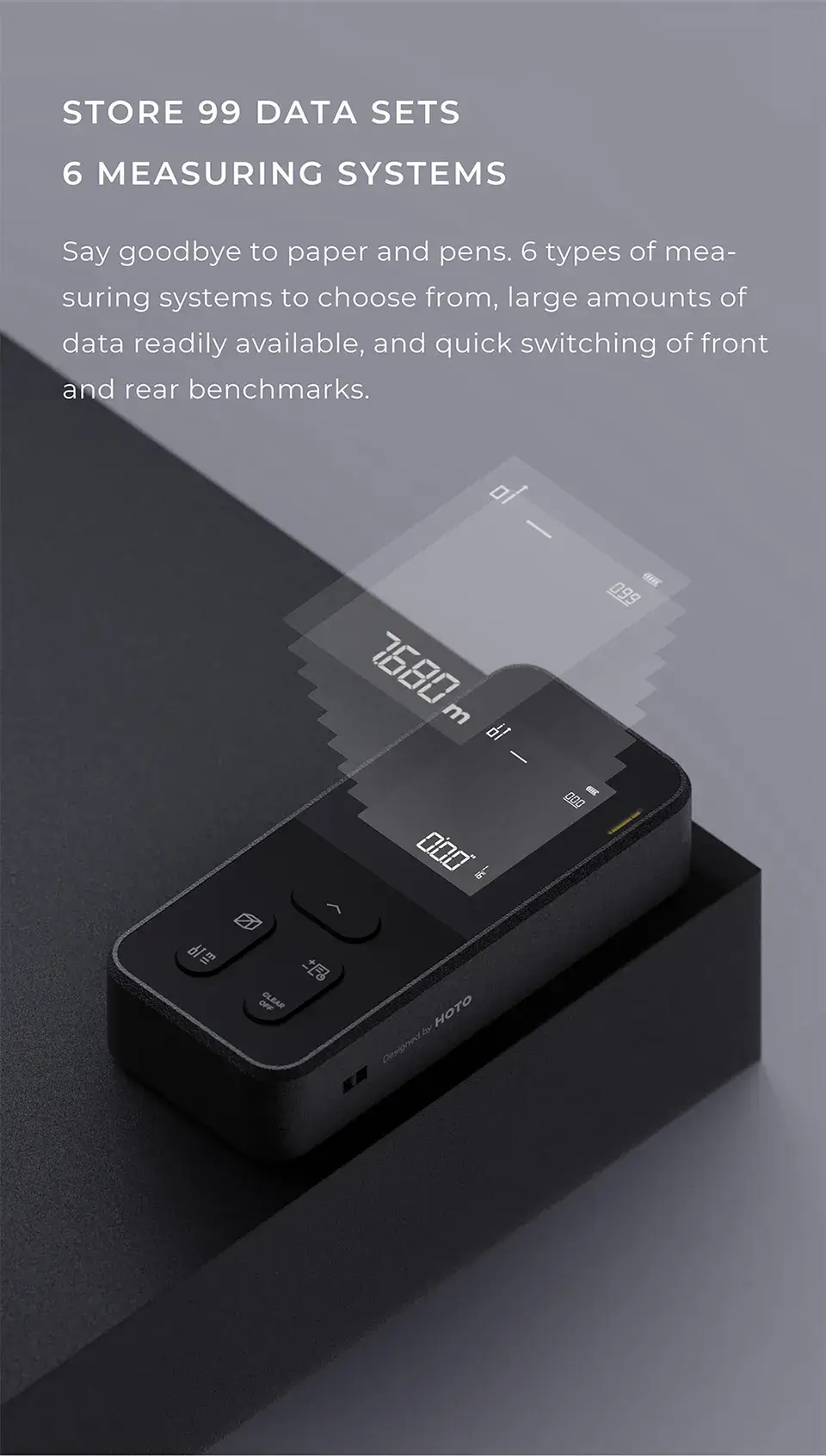 Xiaomi HOTO Laser Measuring Rangefinder Eco Xiaomi HOTO Laser Measuring Rangefinder Eco