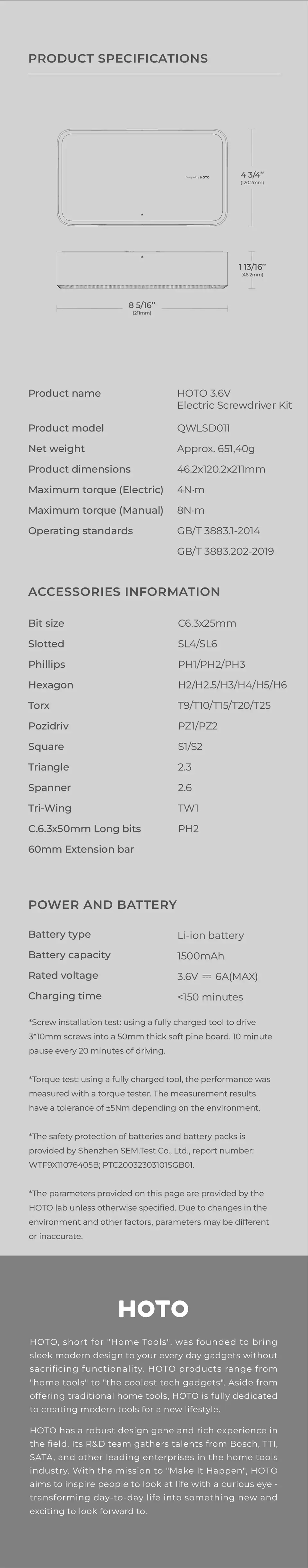 Xiaomi HOTO 25 In 1 Electric Screwdriver Set