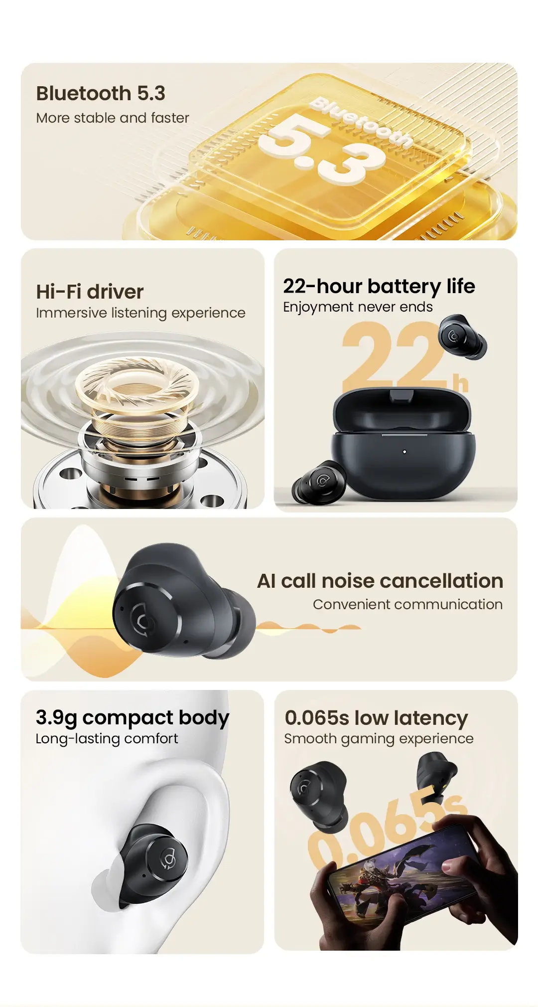 Haylou GT1 2023 TWS Earbuds Haylou GT1 2023 TWS Earbuds
