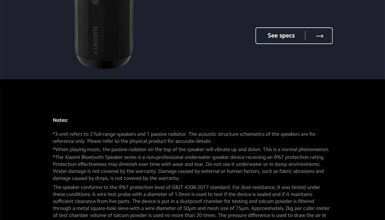 Xiaomi Bluetooth Speaker Mini