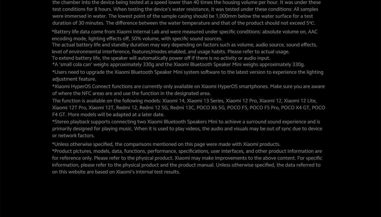 Xiaomi Bluetooth Speaker Mini