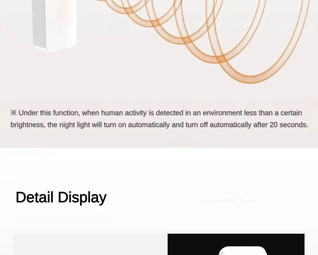 Xiaomi Double Sided Sensor Night Light Xiaomi Double Sided Sensor Night Light