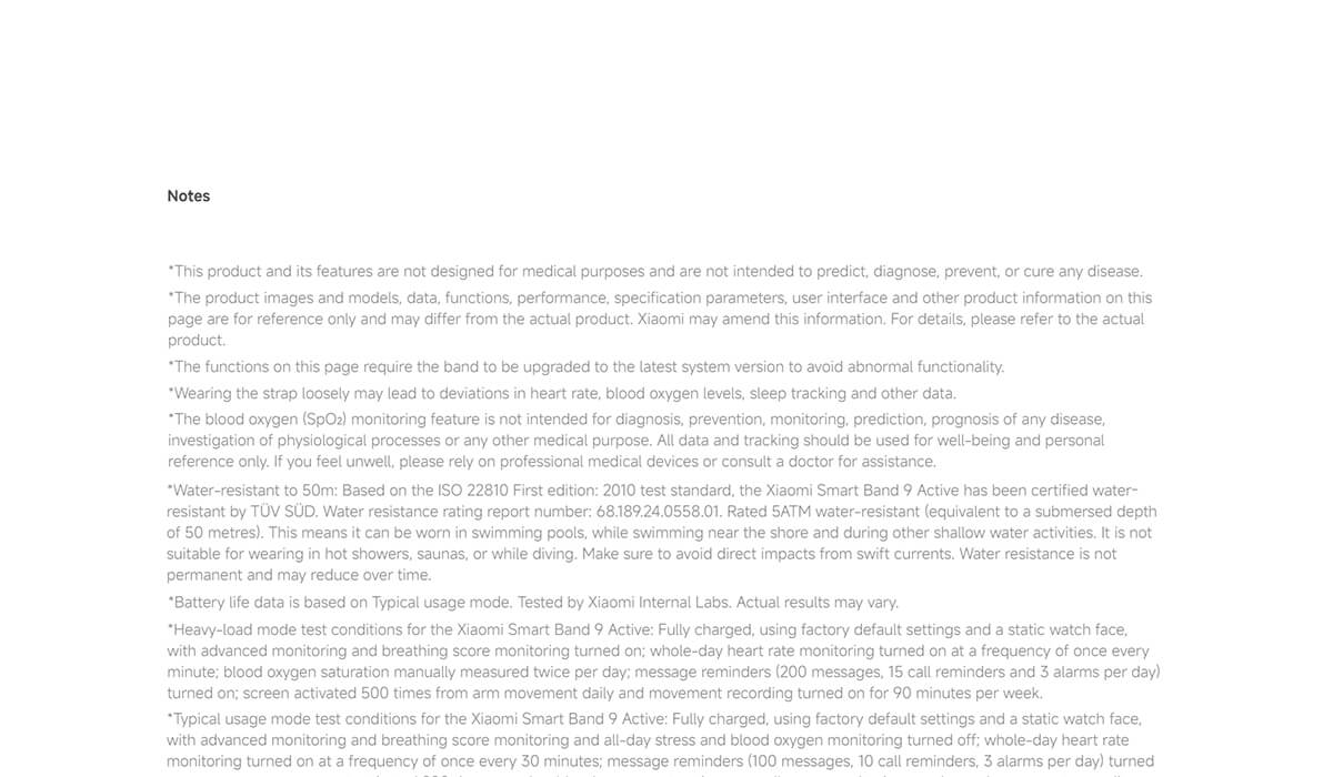 Xiaomi Smart Band 9 Active Xiaomi Smart Band 9 Active