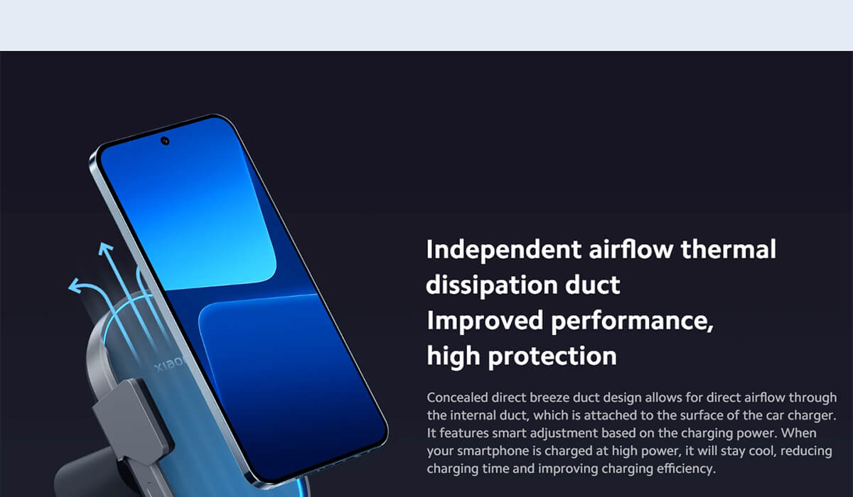 Xiaomi 50W Wireless Car Charger