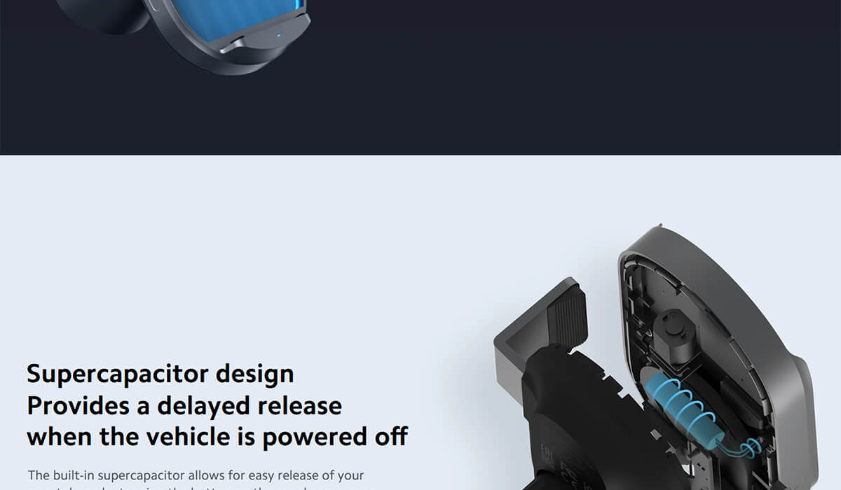 Xiaomi 50W Wireless Car Charger