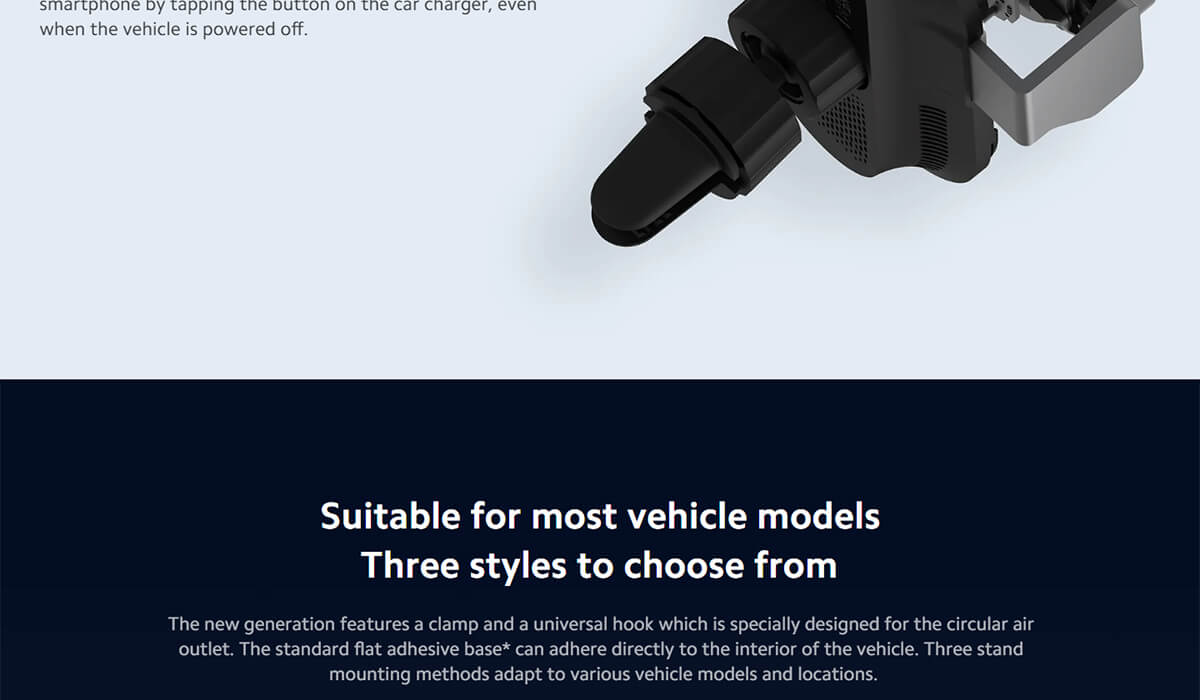 Xiaomi 50W Wireless Car Charger