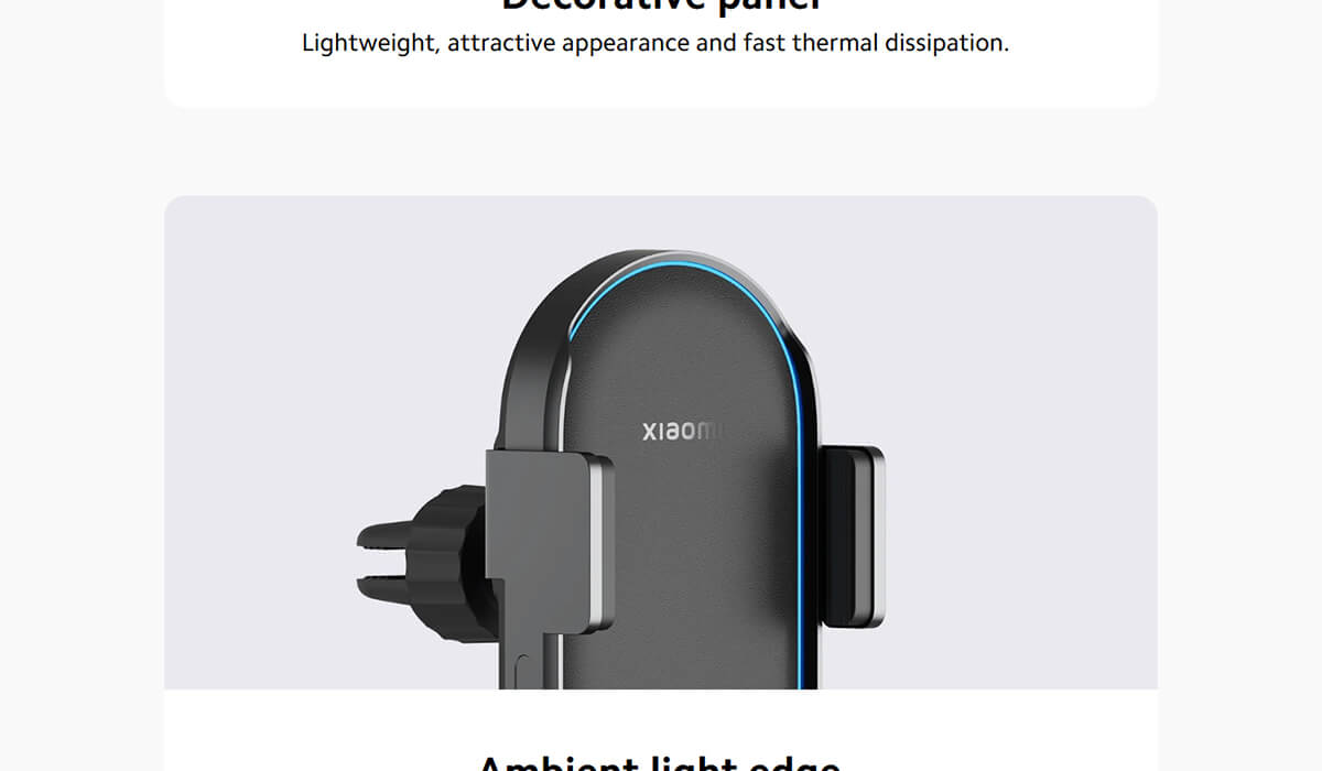 Xiaomi 50W Wireless Car Charger
