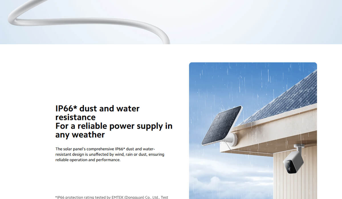 Xiaomi Outdoor Camera Solar Panel (BW Series)