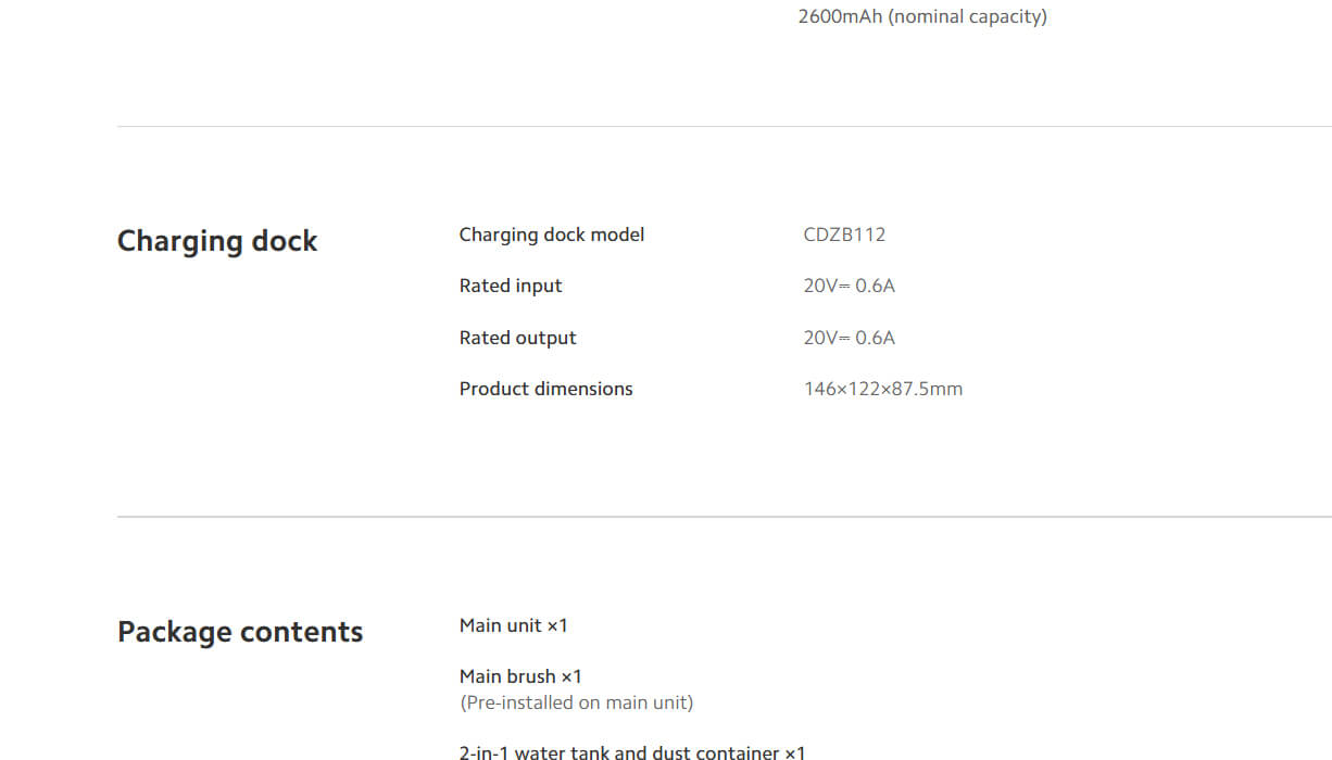 Xiaomi Robot Vacuum E10C