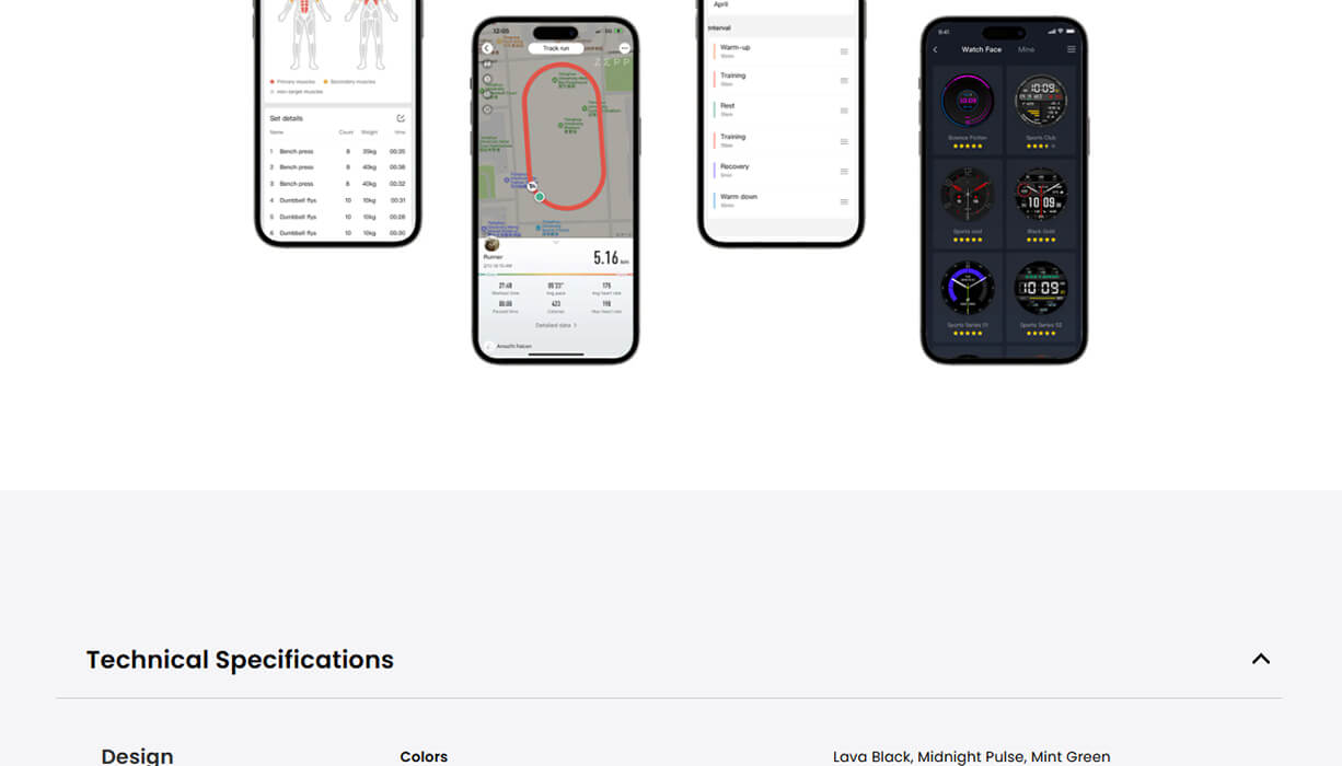Amazfit Active Edge Smartwatch Amazfit Active Edge Smartwatch