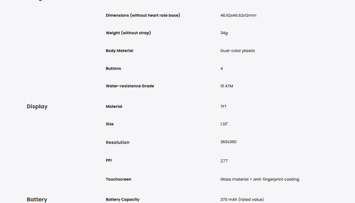 Amazfit Active Edge Smartwatch Amazfit Active Edge Smartwatch