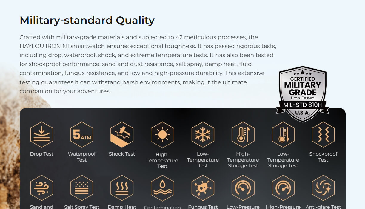 HAYLOU IRON N1 Smart Watch