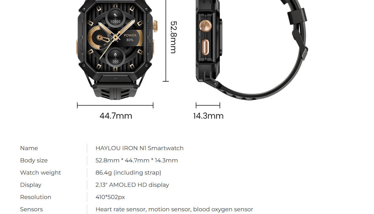 HAYLOU IRON N1 Smart Watch