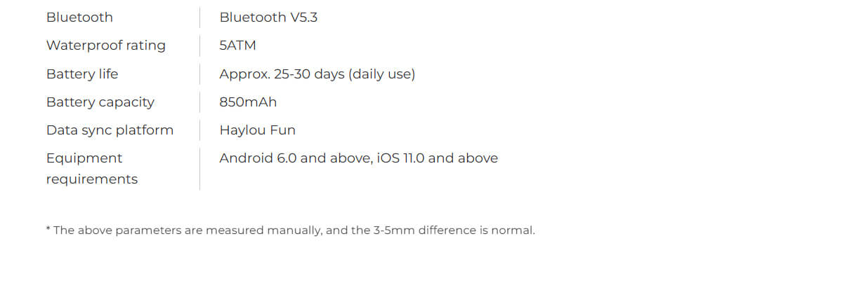 HAYLOU IRON N1 Smart Watch