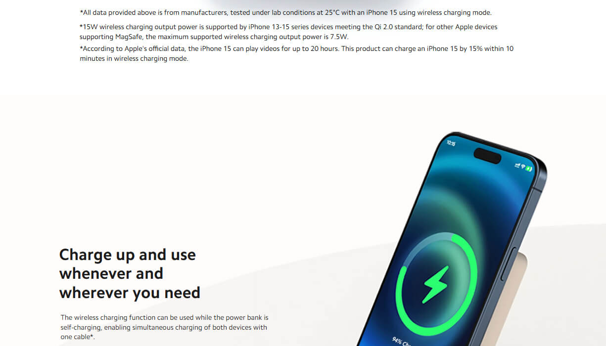 Xiaomi Magnetic Power Bank 6000mAh