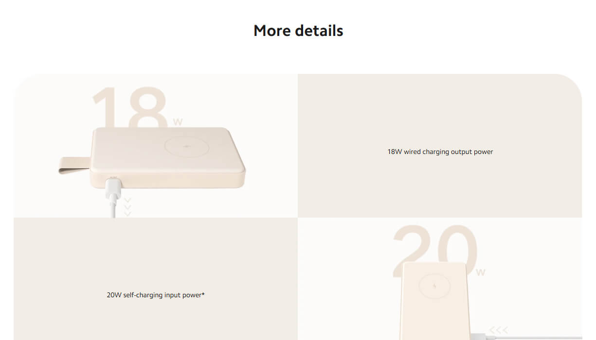 Xiaomi Magnetic Power Bank 6000mAh