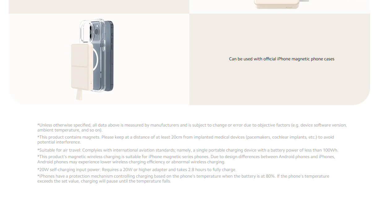 Xiaomi Magnetic Power Bank 6000mAh