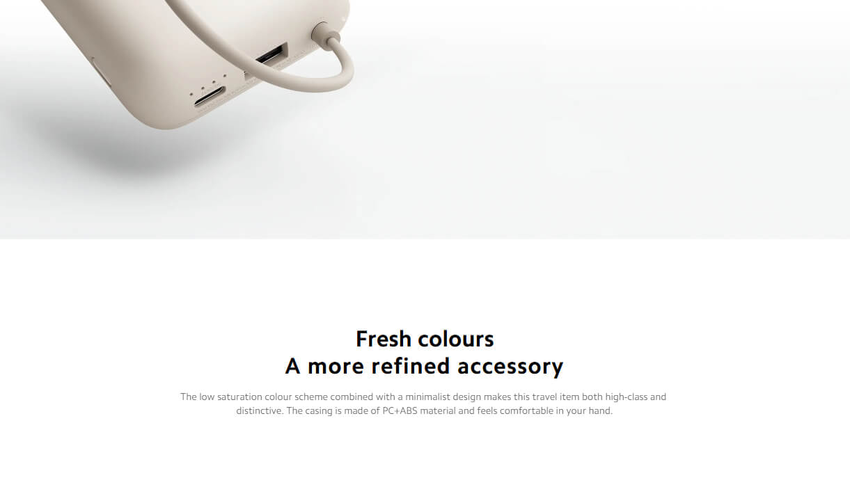 Xiaomi Power Bank 10000mAh (Integrated Cable)