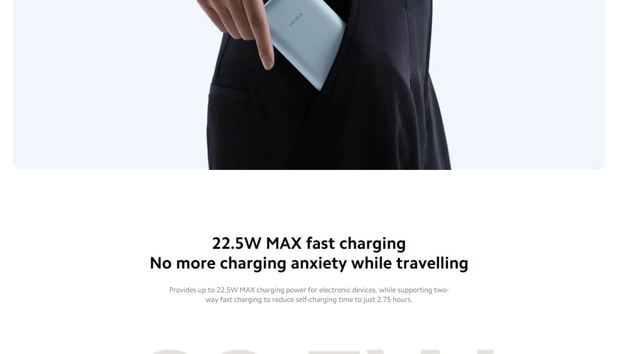 Xiaomi Power Bank 10000mAh (Integrated Cable)