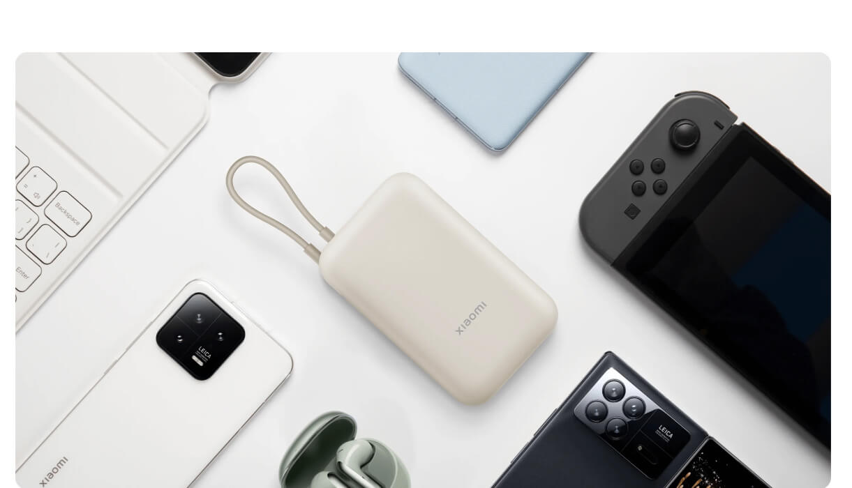 Xiaomi Power Bank 10000mAh (Integrated Cable)