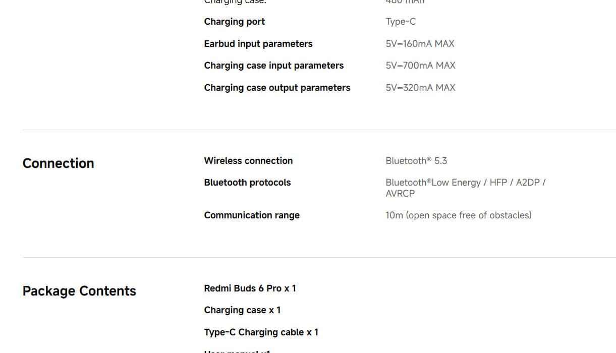 Redmi Buds 6 Pro Redmi Buds 6 Pro