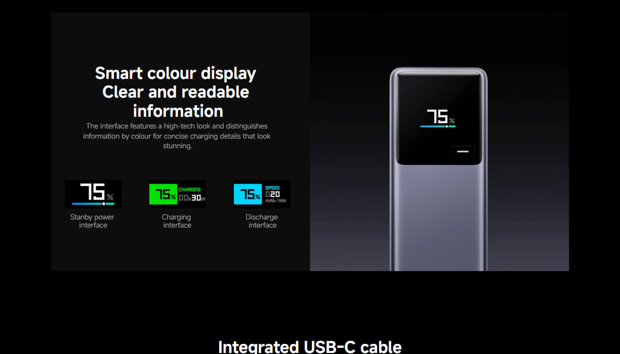 Xiaomi 165W Power Bank 10000 (Integrated Cable) Xiaomi 165W Power Bank 10000 (Integrated Cable)