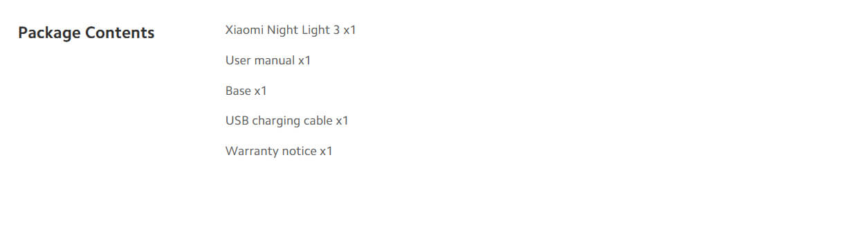 Xiaomi Night Light 3