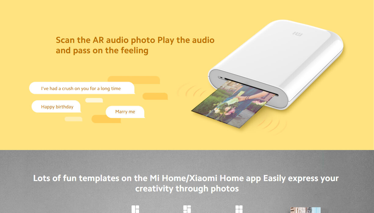 Mi Portable Photo Printer