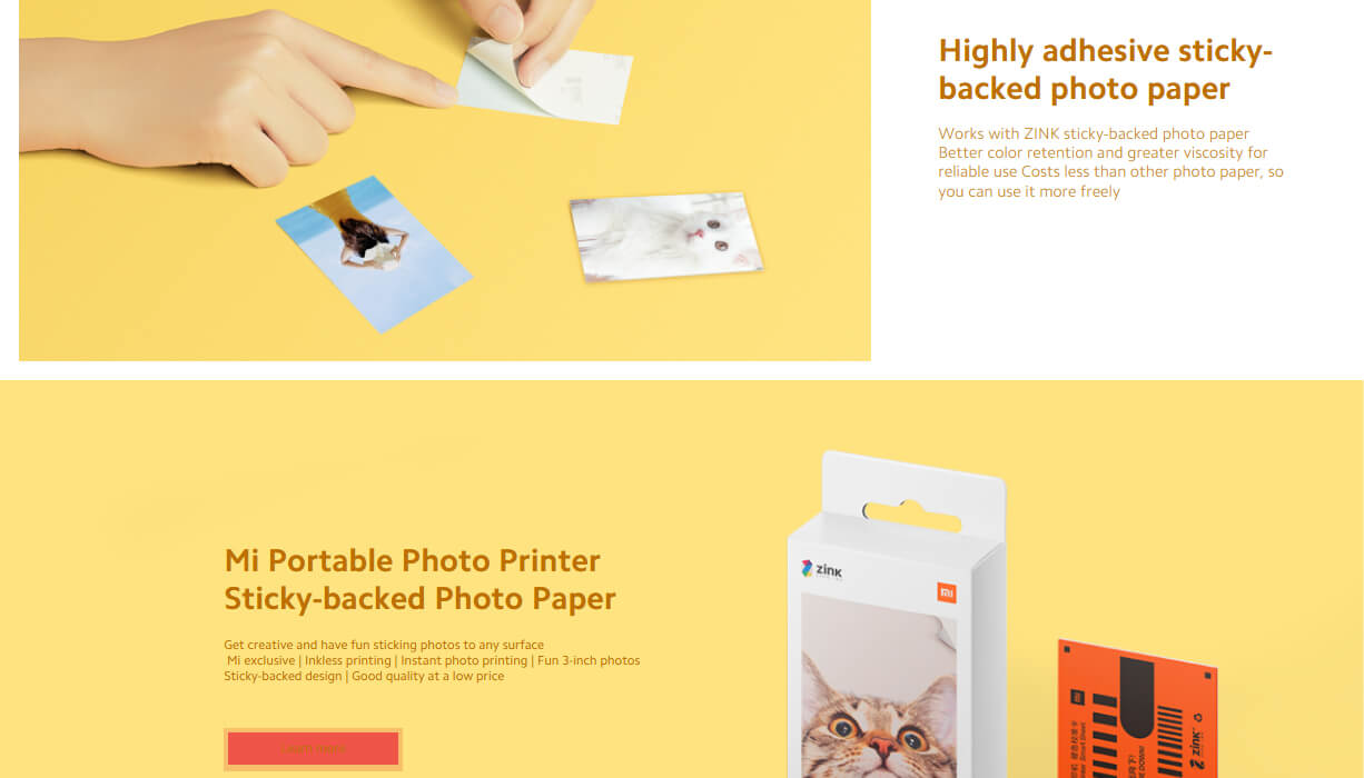 Mi Portable Photo Printer