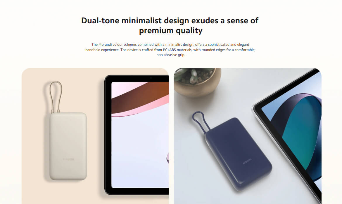 Xiaomi 33W Power Bank 20000mAh (Integrated Cable)