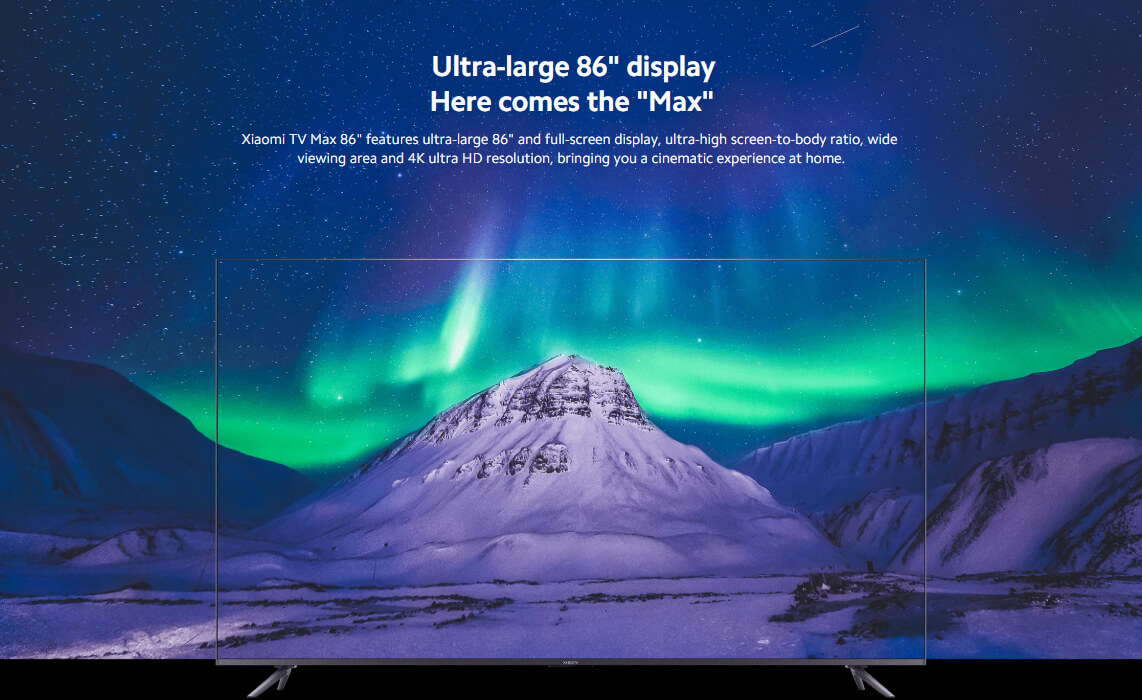 Xiaomi TV Max 86