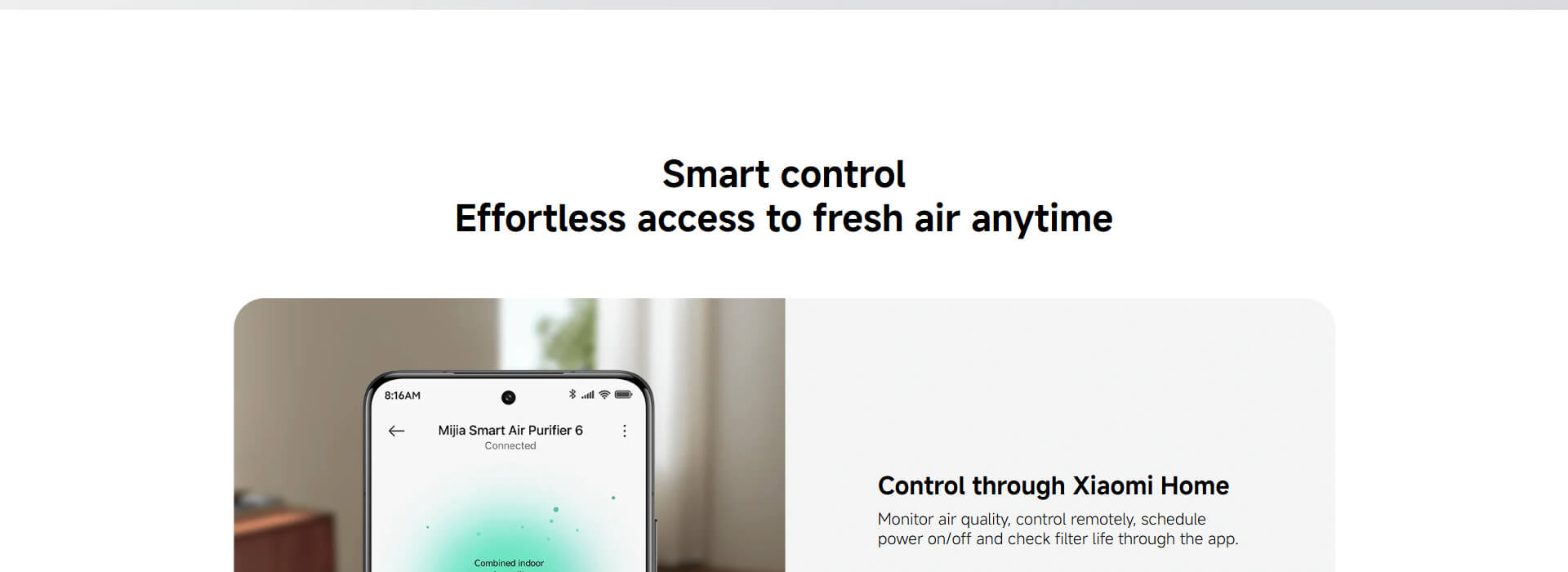 Xiaomi Smart Air Purifier 6 Xiaomi Smart Air Purifier 6