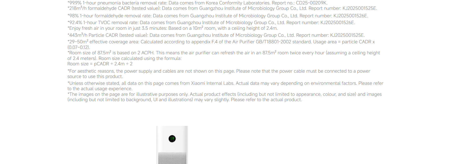 Xiaomi Smart Air Purifier 6 Xiaomi Smart Air Purifier 6