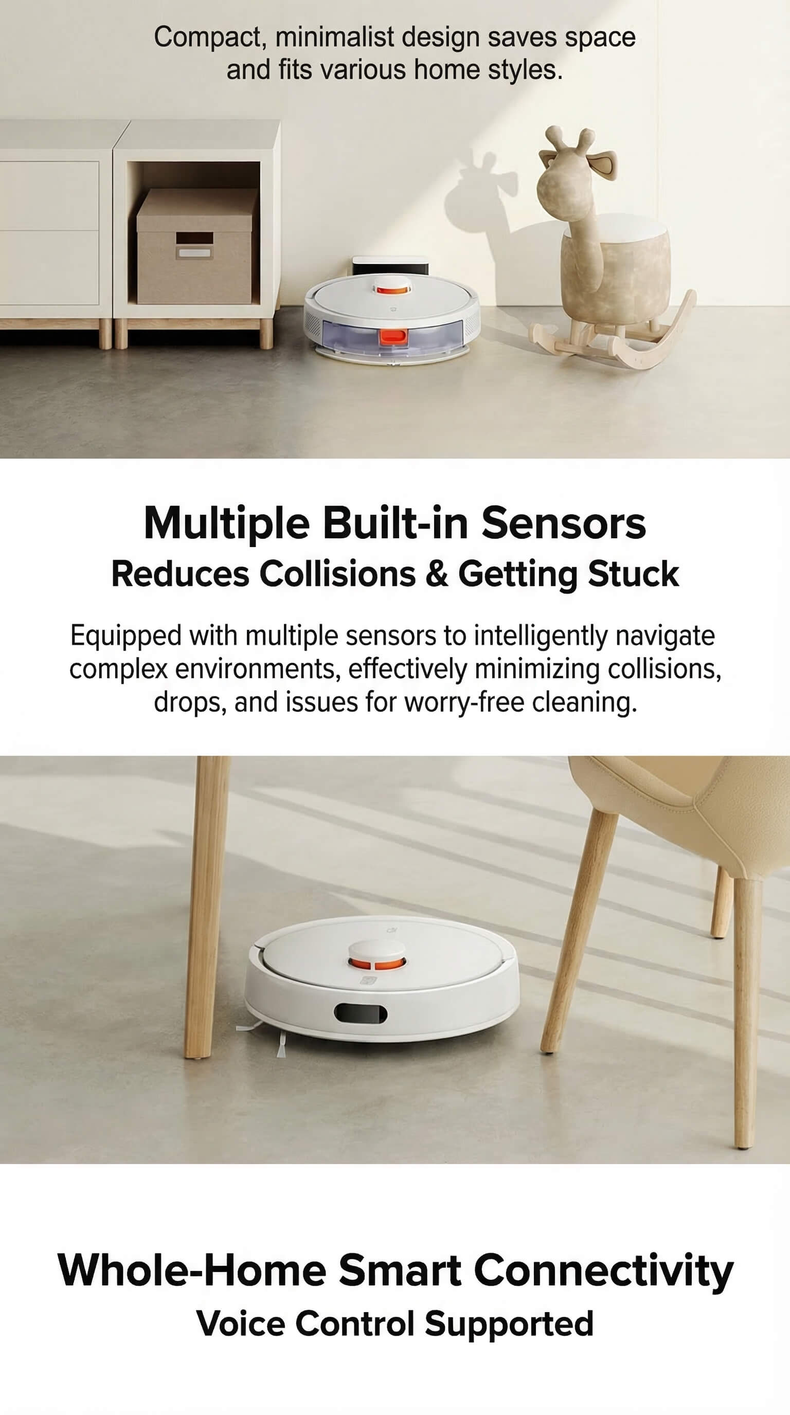 Mi Home Robot Vacuum Cleaner 3C Enhanced Edition