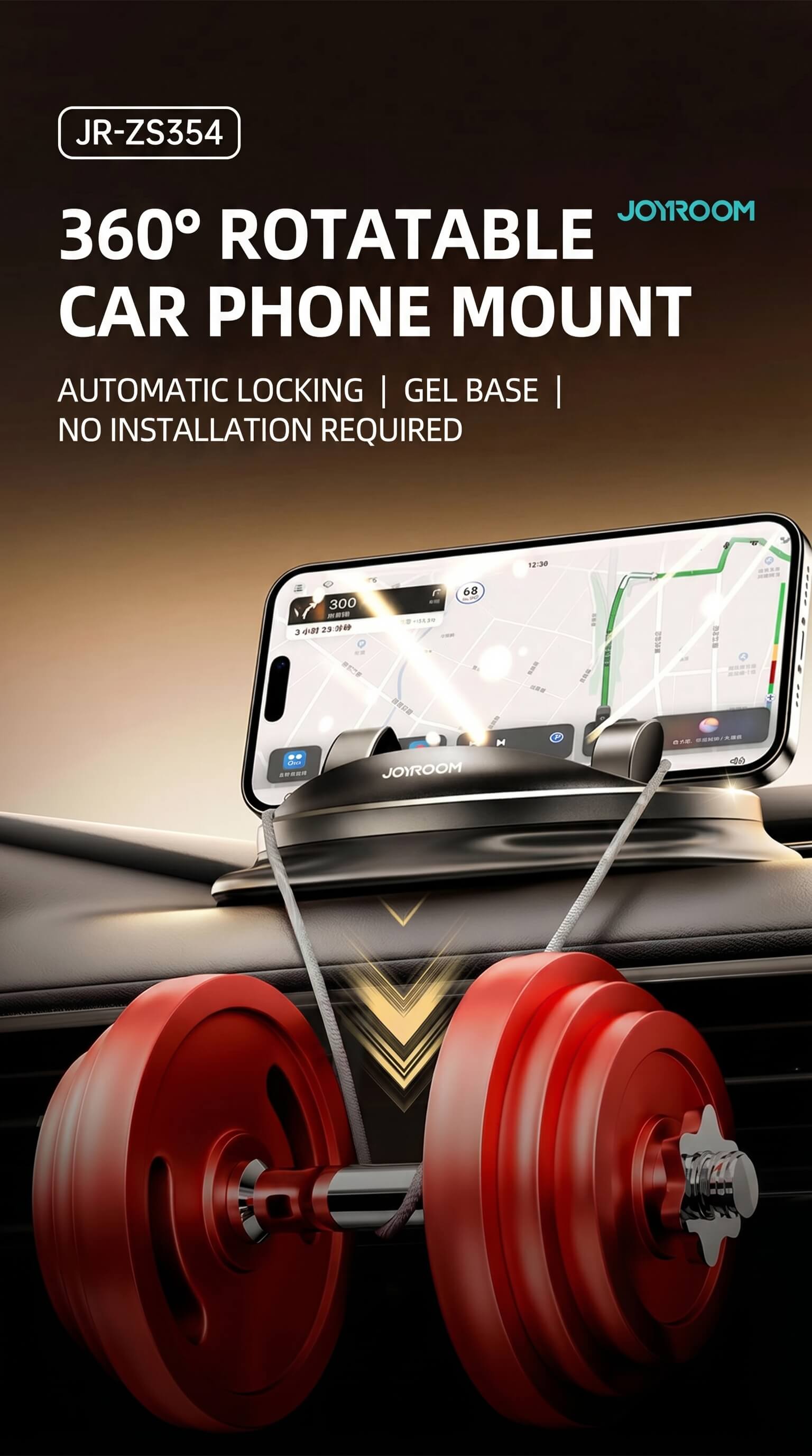 Xiaomi 360° Rotating Car Mobile Phone Holder