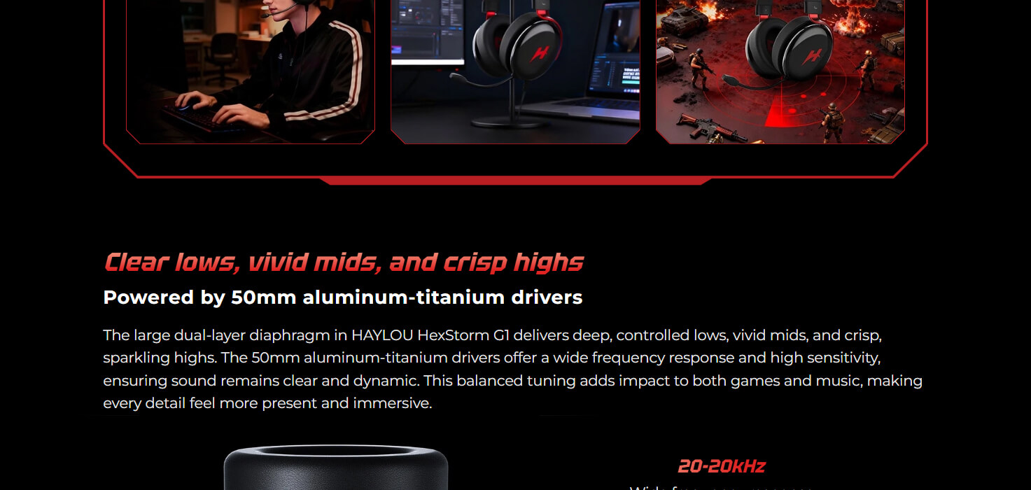 Haylou HexStorm G1 Headphones
