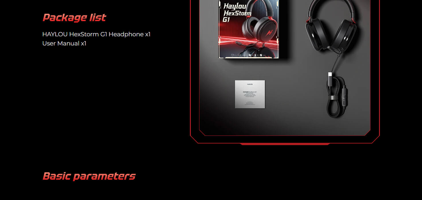 Haylou HexStorm G1 Headphones