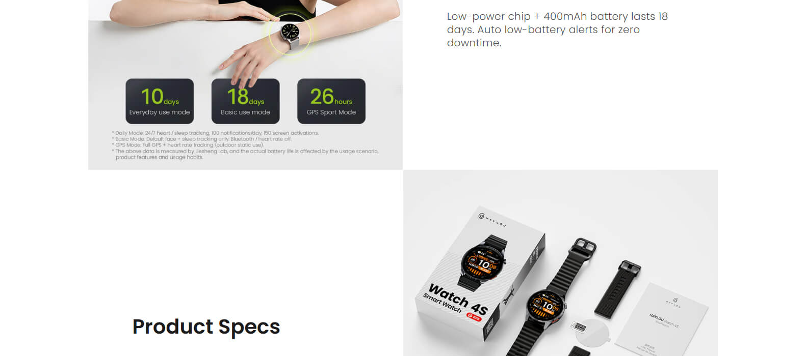 Haylou Watch 4S Smart Watch