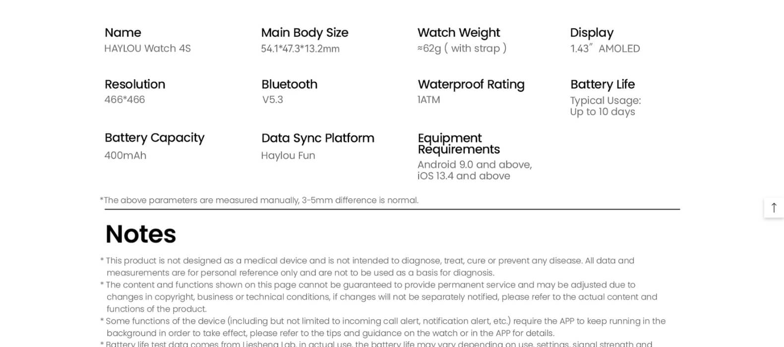 Haylou Watch 4S Smart Watch